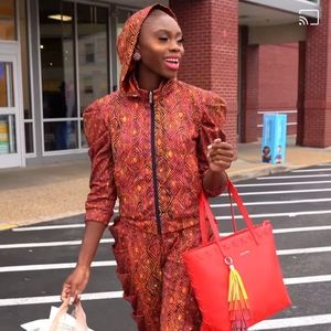 Sassy Jones Jogger=jacket and pants (XS) but a Small can fit.